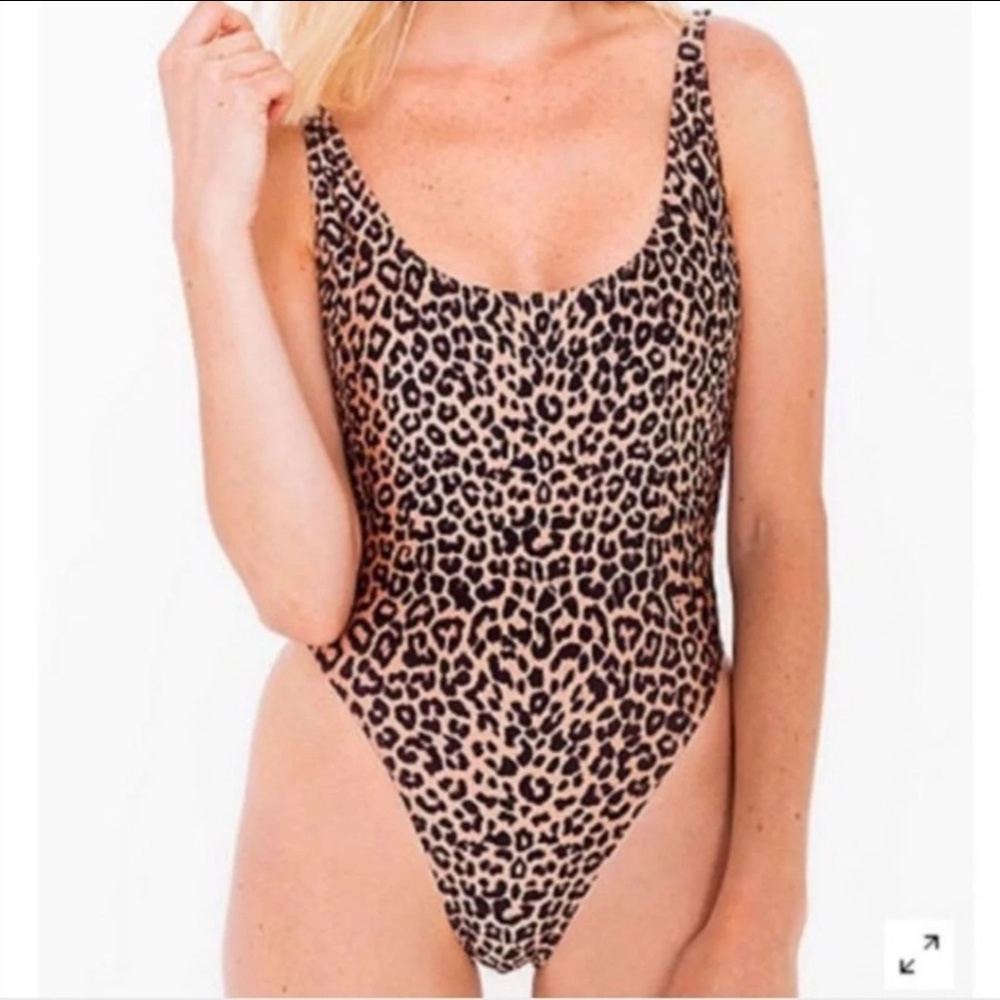 American Apparel high cut one piece